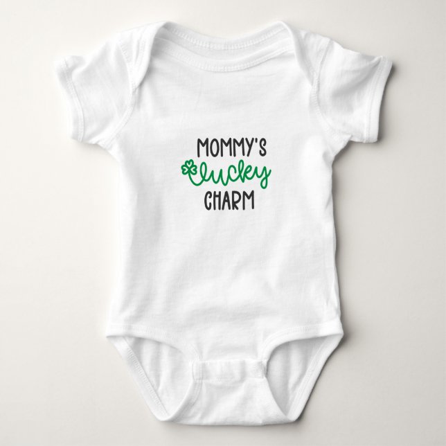 Body Para Bebê Mamãe Lucky Charm Bodydress (Frente)