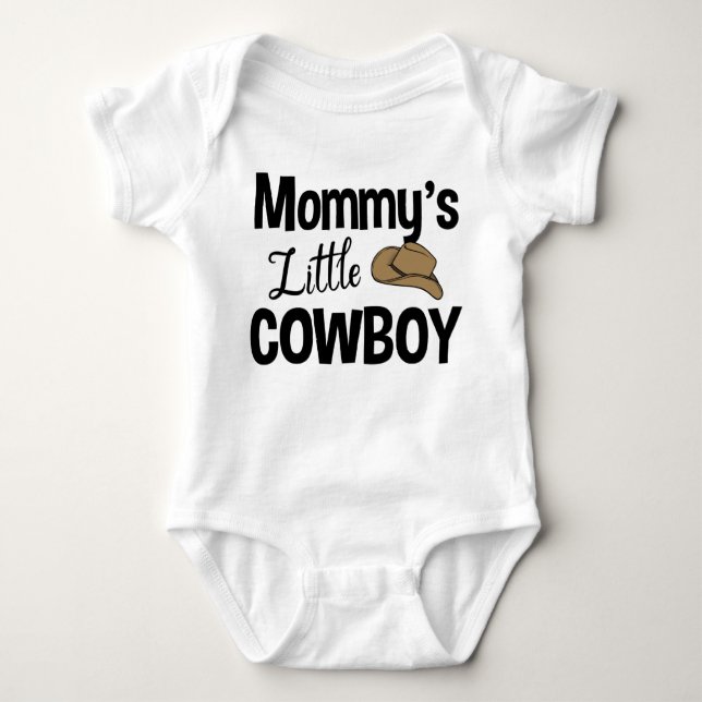 Body Para Bebê Mamãe Pequeno Cowboy (Frente)