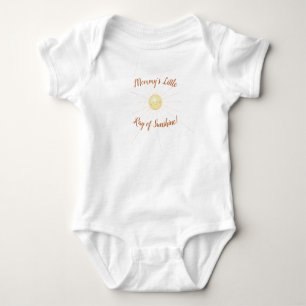 Body Para Bebê Mamãe - Pequeno Raio do Sol Presente