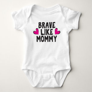 Body Para Bebê Mamães Corajosas