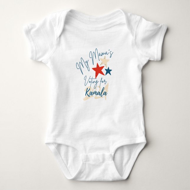 Body Para Bebê Mamas para Kamala 2024 (Frente)
