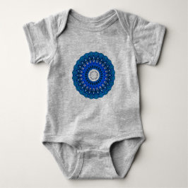 Body Para Bebê Mandala em Blue Baby and Adult Clothing
