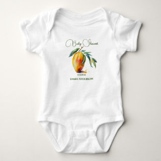 Body Para Bebê Manga Tropical | Chás de Bebê