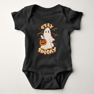 Body Para Bebê Mantenha fantasma fantasma