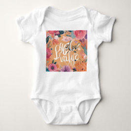 Body Para Bebê Mantenha-se inspirado - Designs motivacionais e de