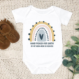 Body Para Bebê Mão Escolhida Pela Minha Mãe No Céu