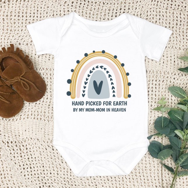 Body Para Bebê Mão Escolhida Pela Minha Mãe No Céu (Criador carregado)