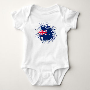 Body Para Bebê Marca do Souvenir Austrália, Viagem de Bandeira d
