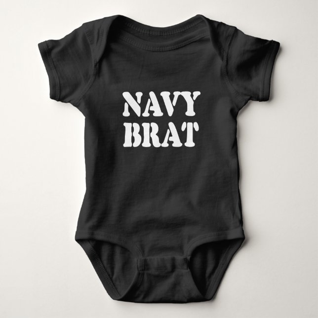 BODY PARA BEBÊ MARINHO BRAT (Frente)