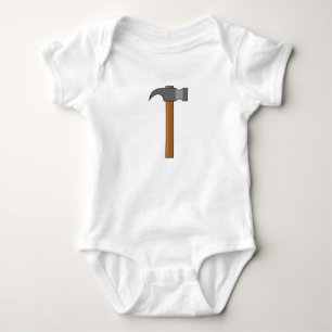 Body Para Bebê Martelo de Garra Cartoon
