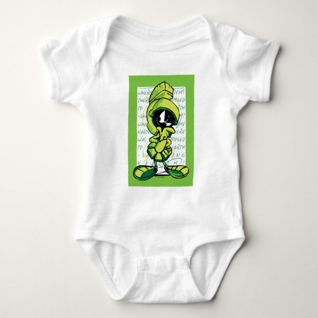 Body Para Bebê MARVIN, O esboço da cotação MARTIAN™ (Frente)