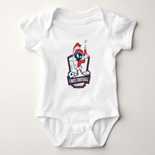 Body Para Bebê MARVIN O MARCIANO™ Gráfico "Eu Odeio Futebol"