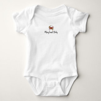 Body Para Bebê Maryland Bebê com caranguejo Gráfico Bebê Bodyfato