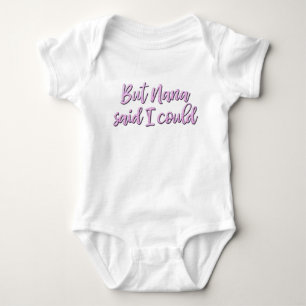 Body Para Bebê Mas a Nana disse que eu podia fazer um traje para