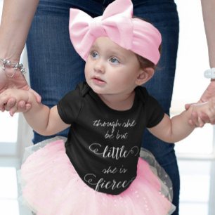 Body Para Bebê Mas ela é pequena e feroz