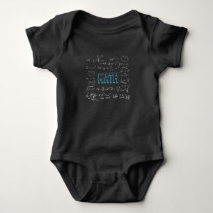 Body Para Bebê Matemática das fórmulas matemáticas