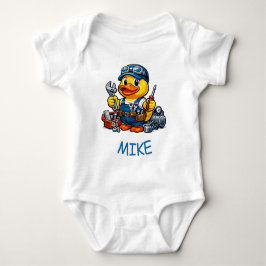 Body Para Bebê Mecânico de Pato de Borracha