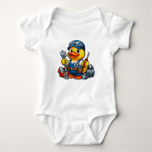 Mecânico Pato de Borracha