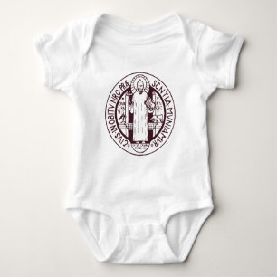 Body Para Bebê Medalha santo Benedict