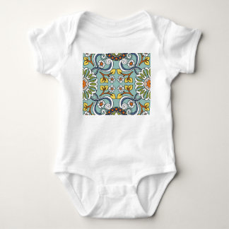 Body Para Bebê Medallion Turkey Style Vintage Patterno