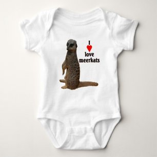 Body Para Bebê "Meerkats "