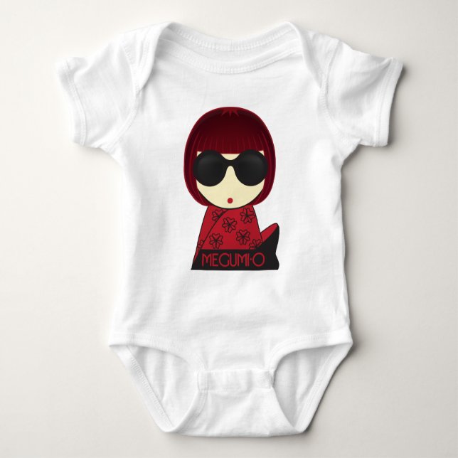Body Para Bebê MEGUMI•Creeper da criança de O (Frente)
