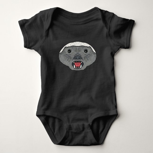 Body Para Bebê Mel Badger (Frente)
