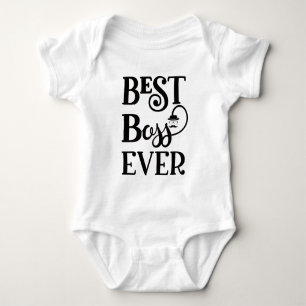 Body Para Bebê Melhor Chefe de Todos os Tempos 