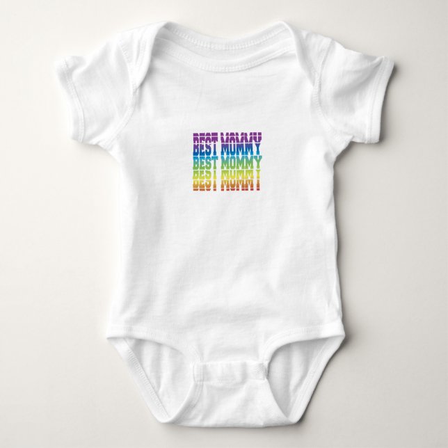 Body Para Bebê Melhor Mamãe (Frente)