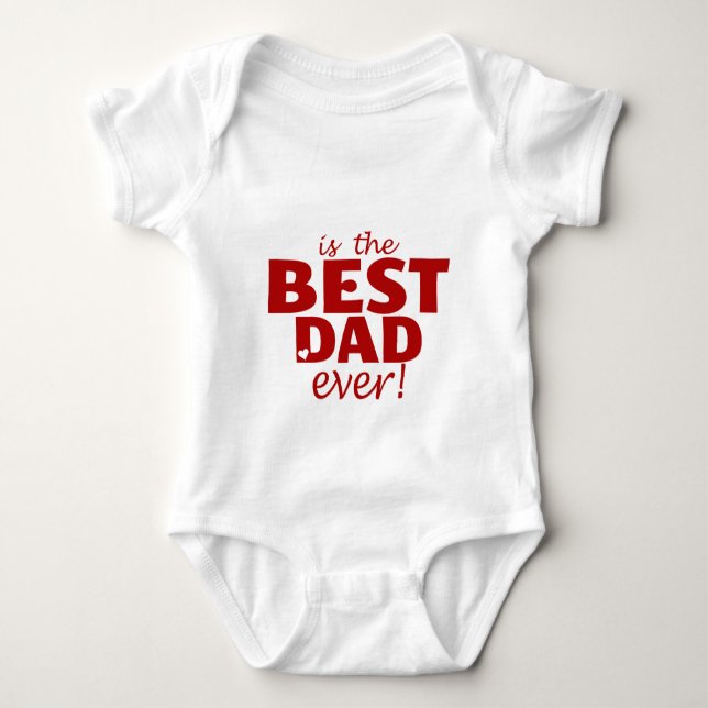 Body Para Bebê melhor pai (Frente)
