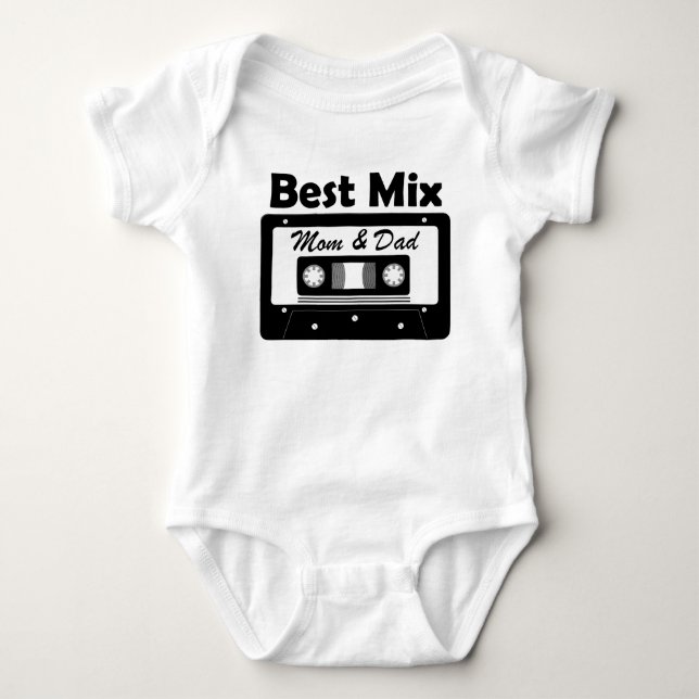 Body Para Bebê Melhor Presente de Chuveiro de Bebê Mistura de Mam (Frente)