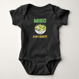 Body Para Bebê Melhor Presente de Lover da Sopa Miso   Miso é o 