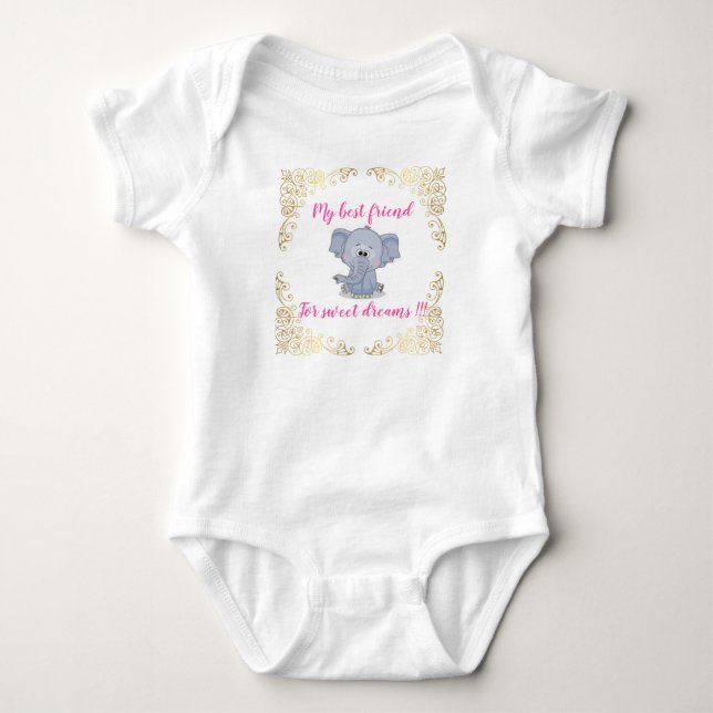 Body Para Bebê Melhores Amigos Para Sonhos Doces (Frente)