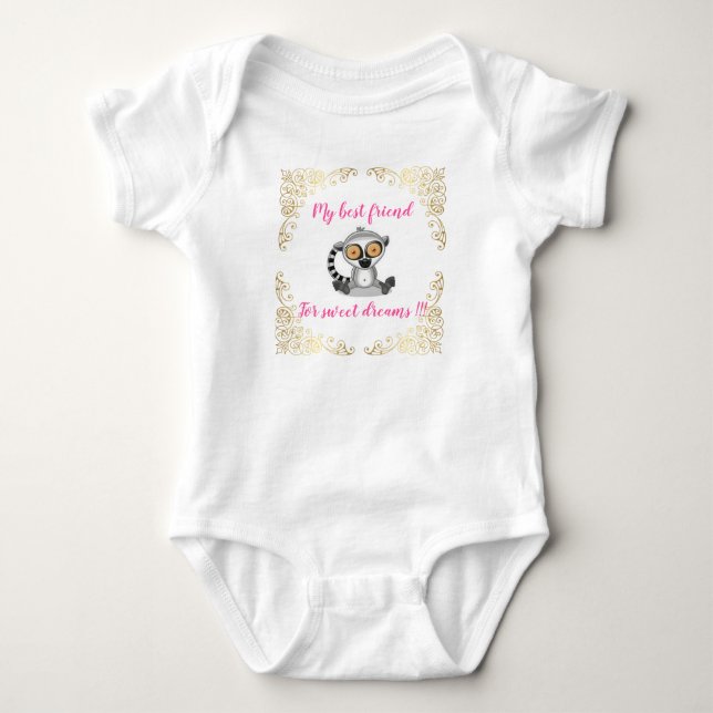 Body Para Bebê Melhores Amigos Para Sonhos Doces (Frente)