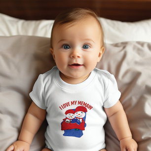 Body Para Bebê Memaw Avô Snowman Snuggles Natal