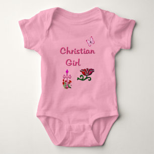 Body Para Bebê Menina Cristã
