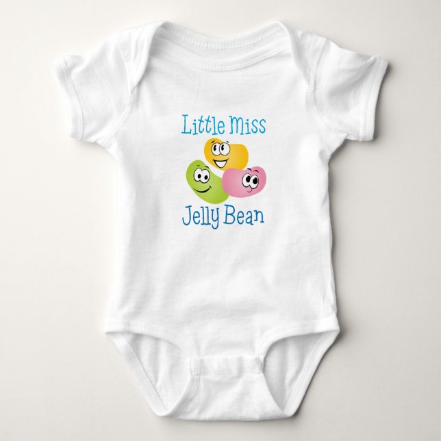 Body Para Bebê Menina, Jelly Bean (Frente)