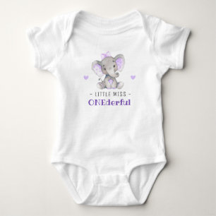 Body Para Bebê Menina Onederful 1º Primeiro Aniversário Fofa