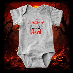 Body Para Bebê Meninos do Diabo Bonitos