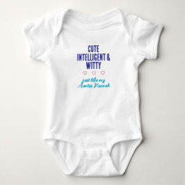 Body Para Bebê Mensagem engraçada de body, Presente para Tia, Tio