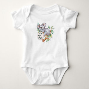 Body Para Bebê Mensagem Koala
