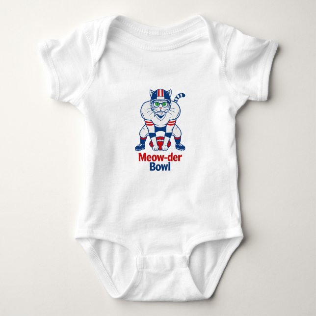 Body Para Bebê Meow-der Bowl  (Frente)