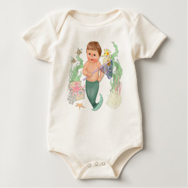 Body Para Bebê Mer Boy com Net