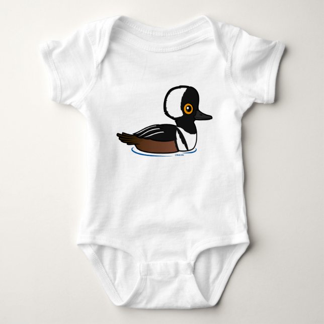 Body Para Bebê Merganser Hooded (Frente)
