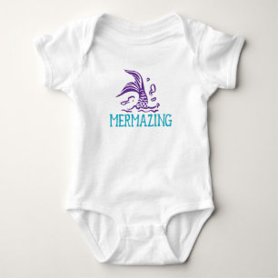 Body Para Bebê Mermazing
