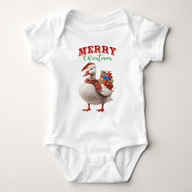 BODY PARA BEBÊ MERRY CHRISTMAS 2026 (Frente)