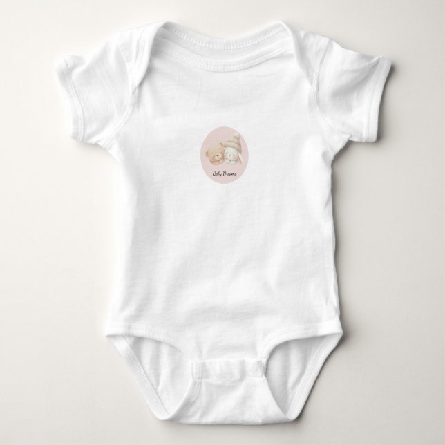 Body Para Bebê MerryMist Sonhos de Bebê: Rubor de Inverno – Berçá (Frente)