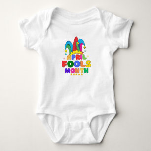 Body Para Bebê mês de abril tolo