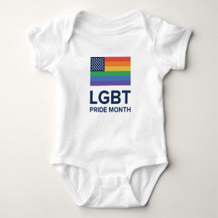 Body Para Bebê Mês do Orgulho LGBT Estados Unidos