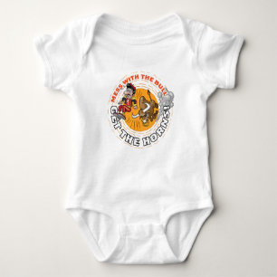 Body Para Bebê Mess com o Touro...